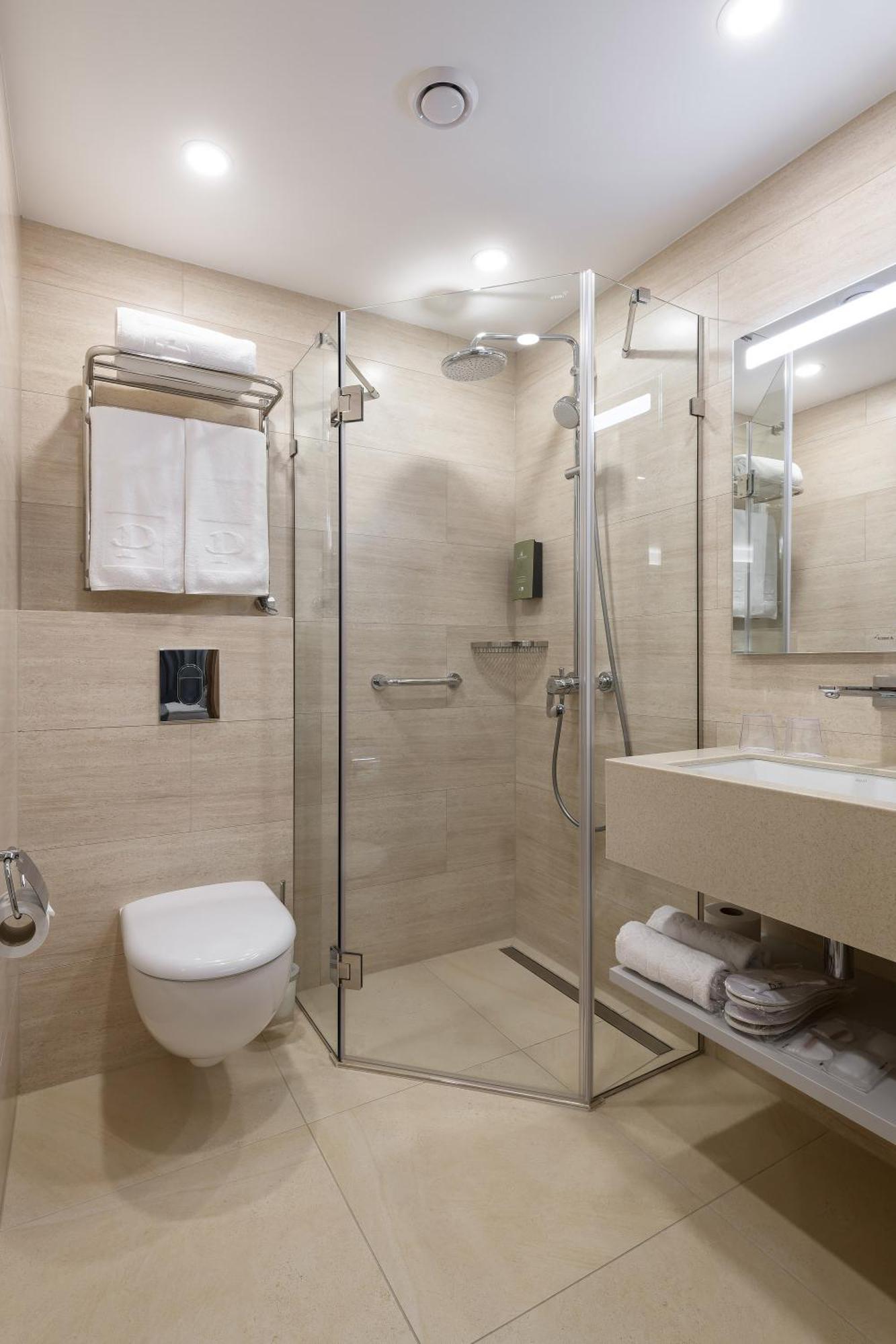 Premier Hotel Odessa Bilik gambar A shower cubicle